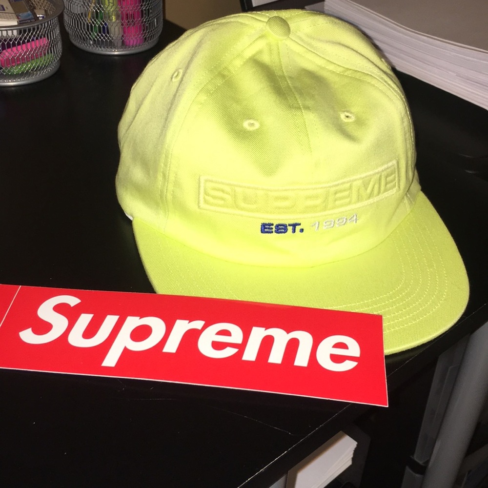 Supreme Embossed 6-panel hat
